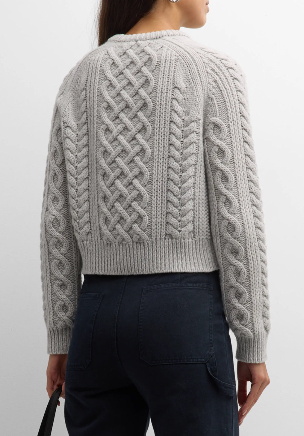 NILI LOTAN Coras Sweater Light Grey