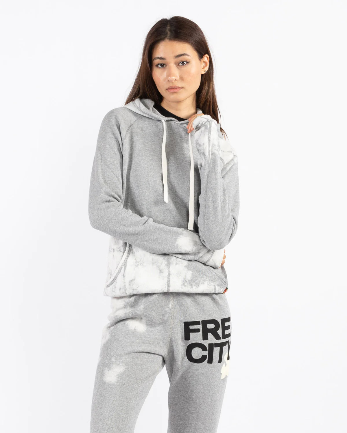 FREECITY Pullover Hoodie Bleachout