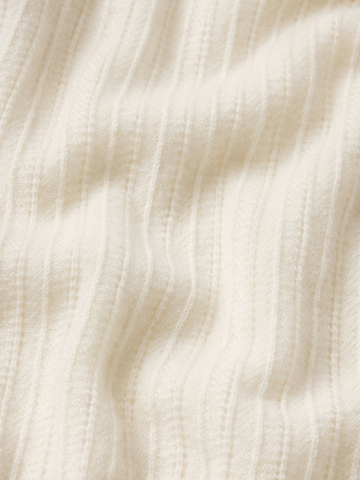 FRAME The Ladder Pointelle Sweater
in Cream