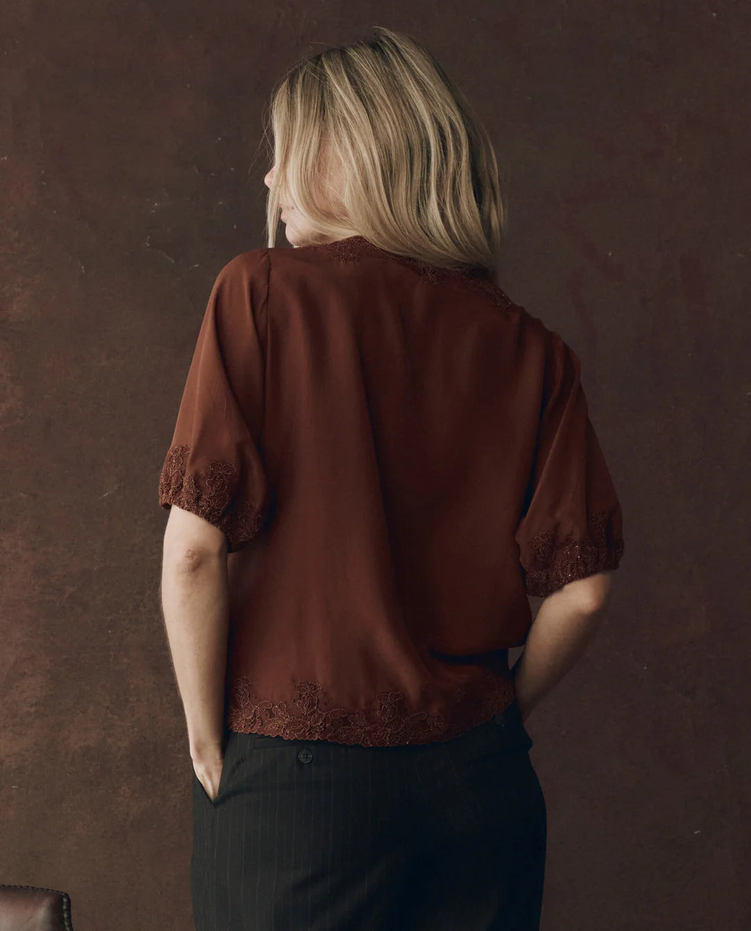 THE GREAT Legacy Top in Chocolate