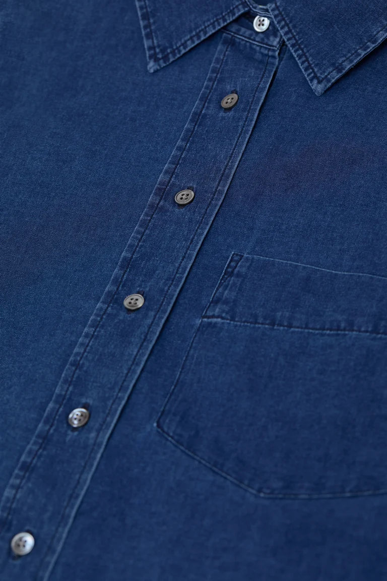 CLOSED Crop Denim Shirt