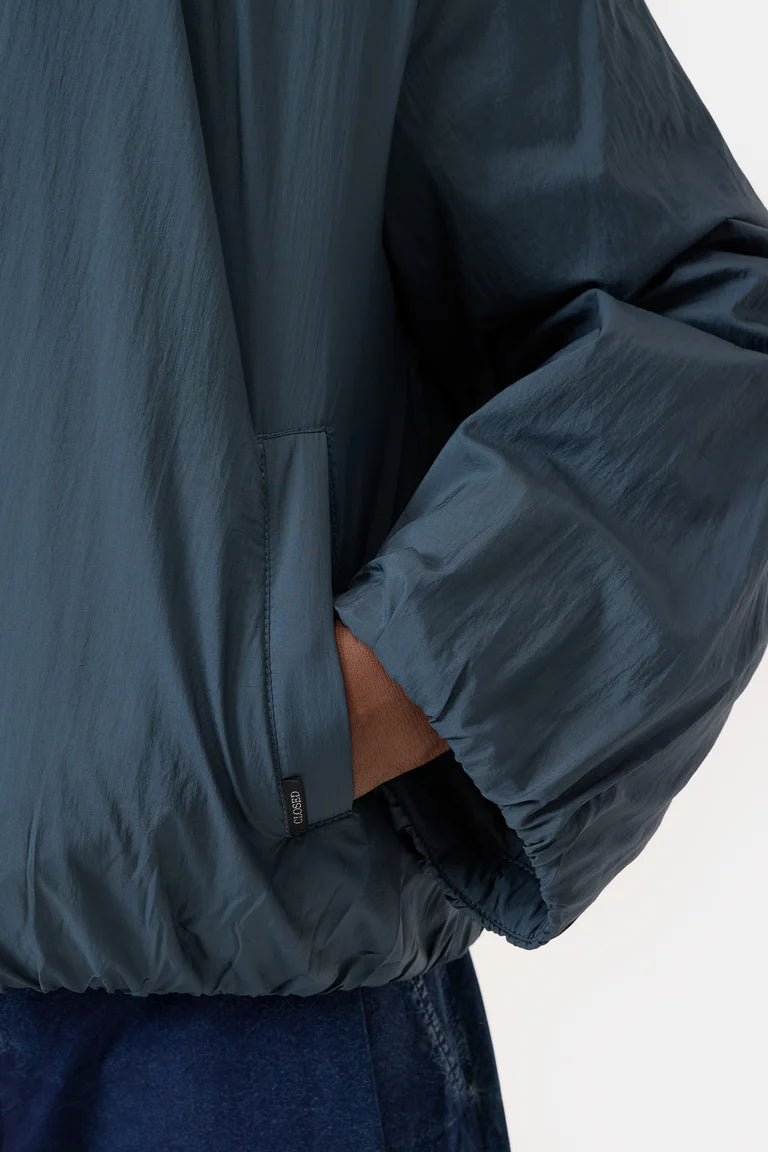 CLOSED Short Bomber Jacket Graphite Blue