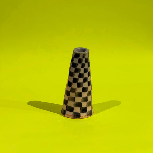 Small Checkered Vase