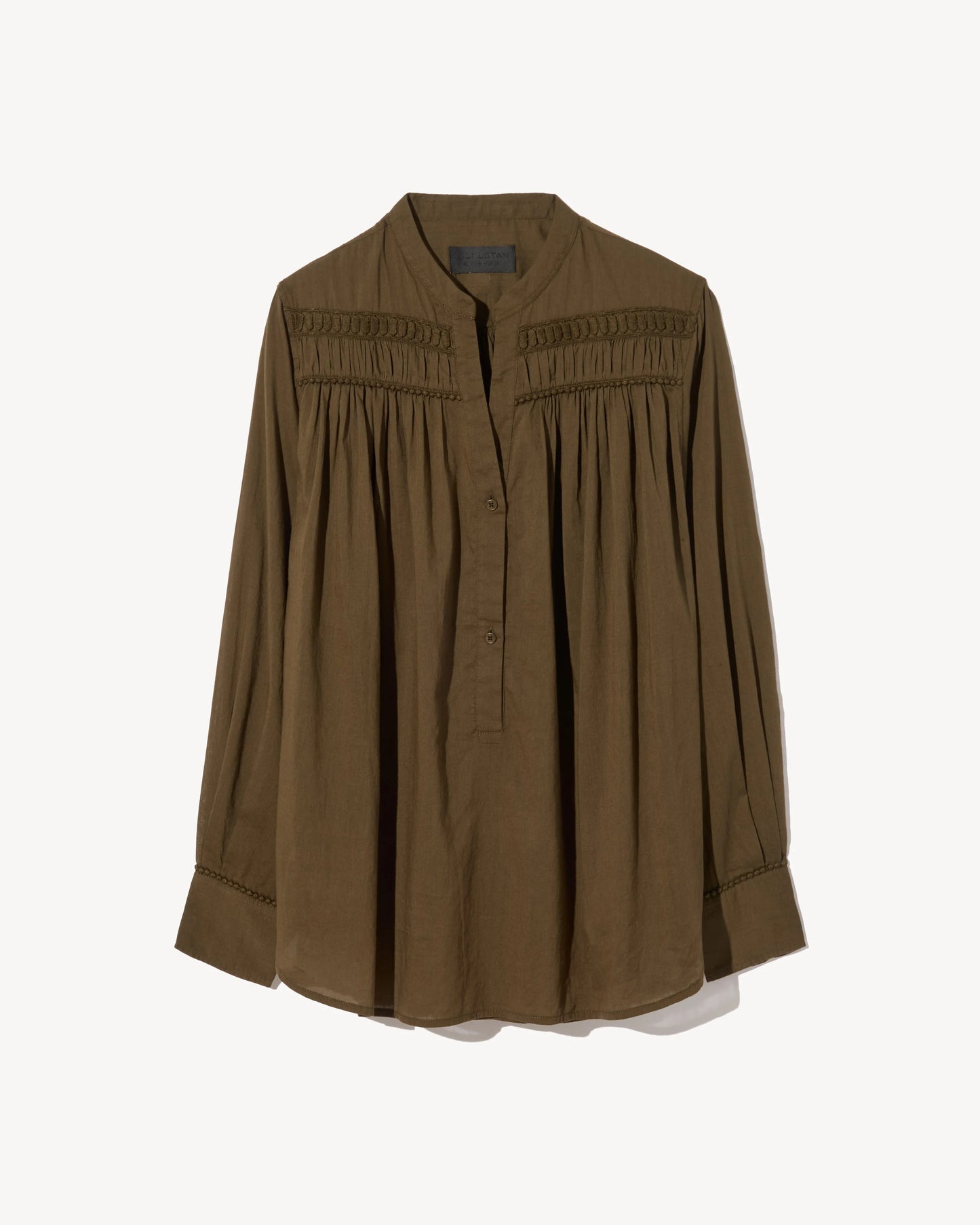 NILI LOTAN Clarys Top in Olive Green