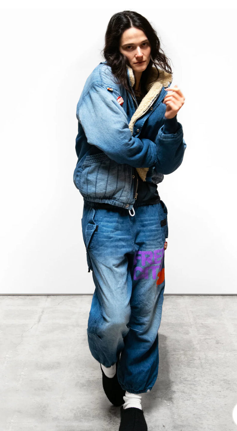 FREECITY FLAP/SNAP SHELL FREECITY INDIGO pant - INDIGO2