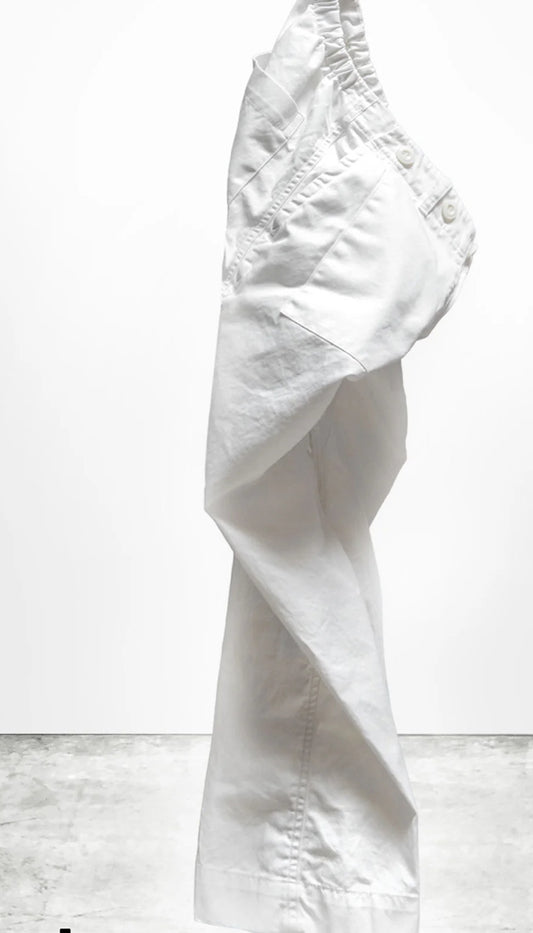 FREECITY FRENCH SAILOR JAPANESE/TWILL pant - sailorwhite