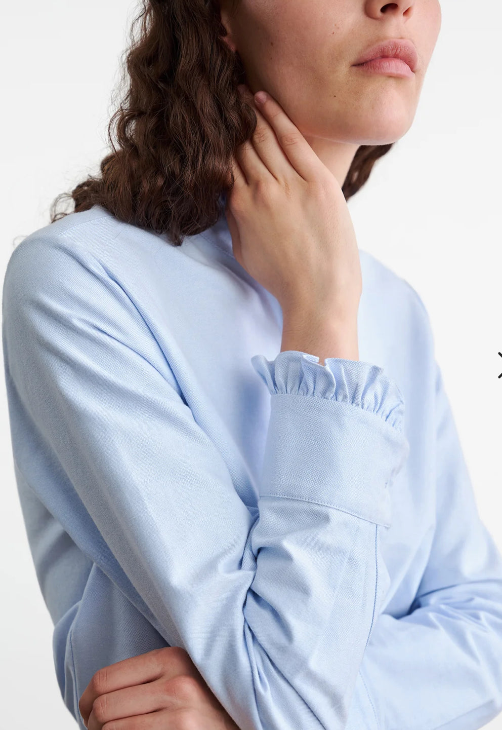NILI LOTAN Lydia Shirt Lt Blue
