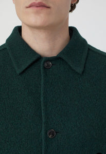 CLOSED Mens Wool Mix Jacket in Fern Green
