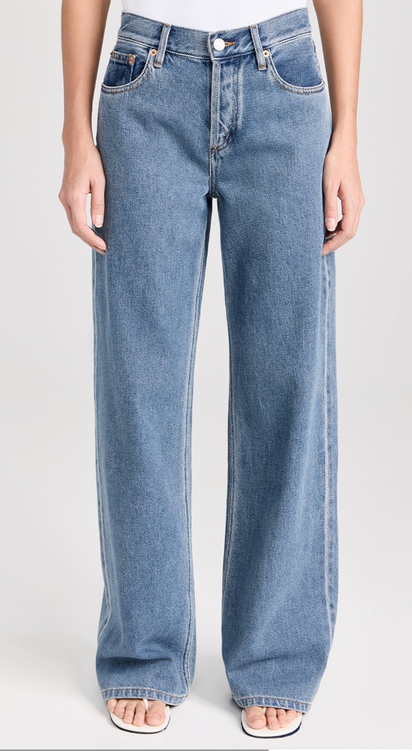 STILL HERE The Walker Jean in Cloud Classic Wash