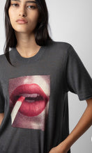 Load image into Gallery viewer, ZADIG &amp; VOLTAIRE Ida Photoprint Cashmere Sweater Lips