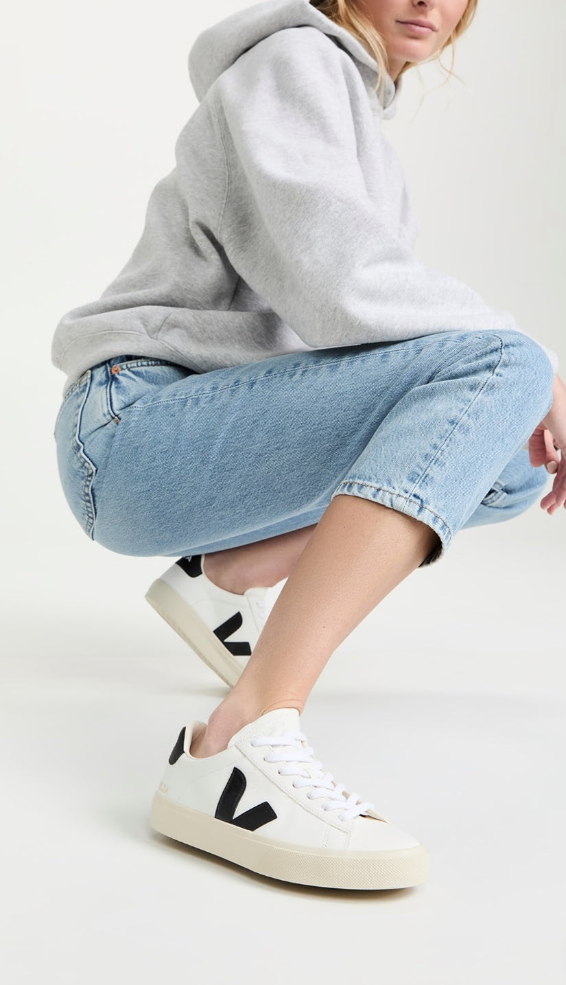 VEJA Campo Leather White/Black