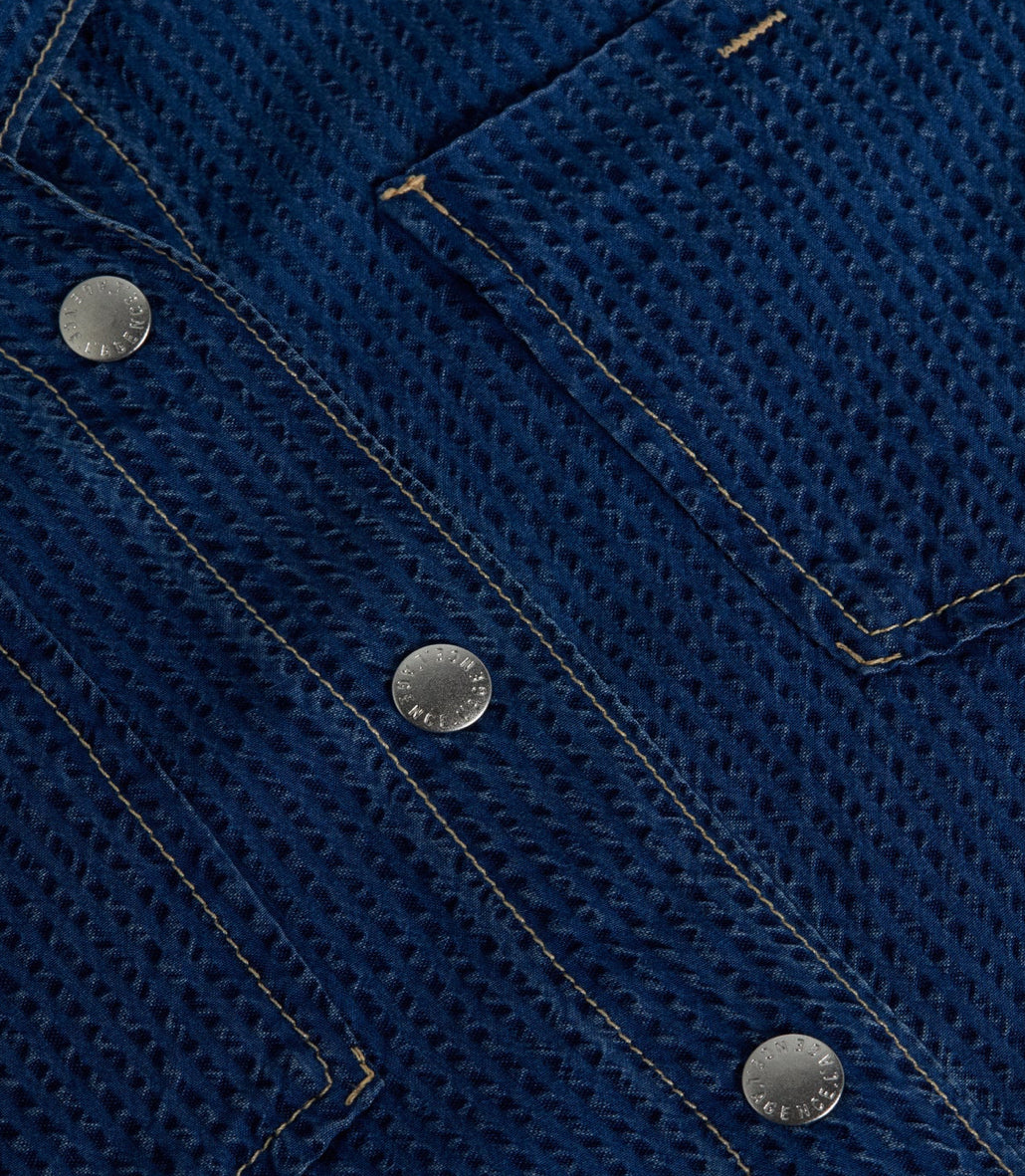 L’AGENCE ISLA Chambray Shirt in Heron
