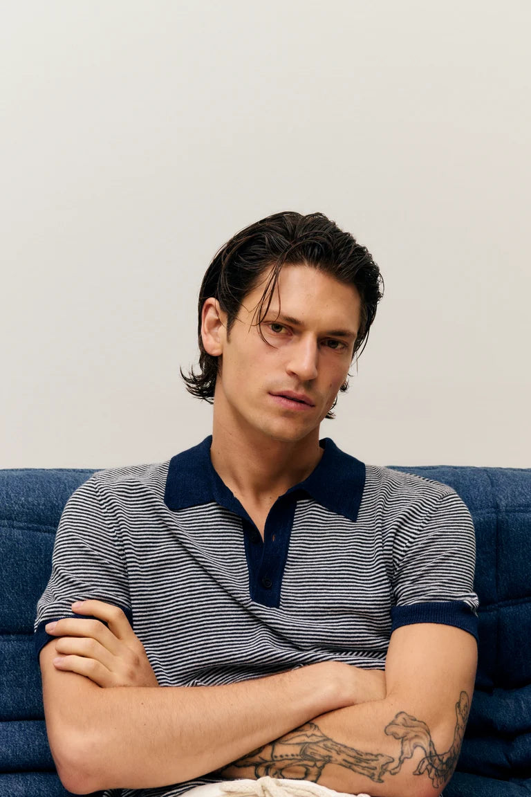CLOSED Men’s Polo shirt cotton/linen