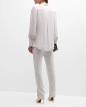 Load image into Gallery viewer, L’AGENCE Fabienne Button-Front Silk Tunic