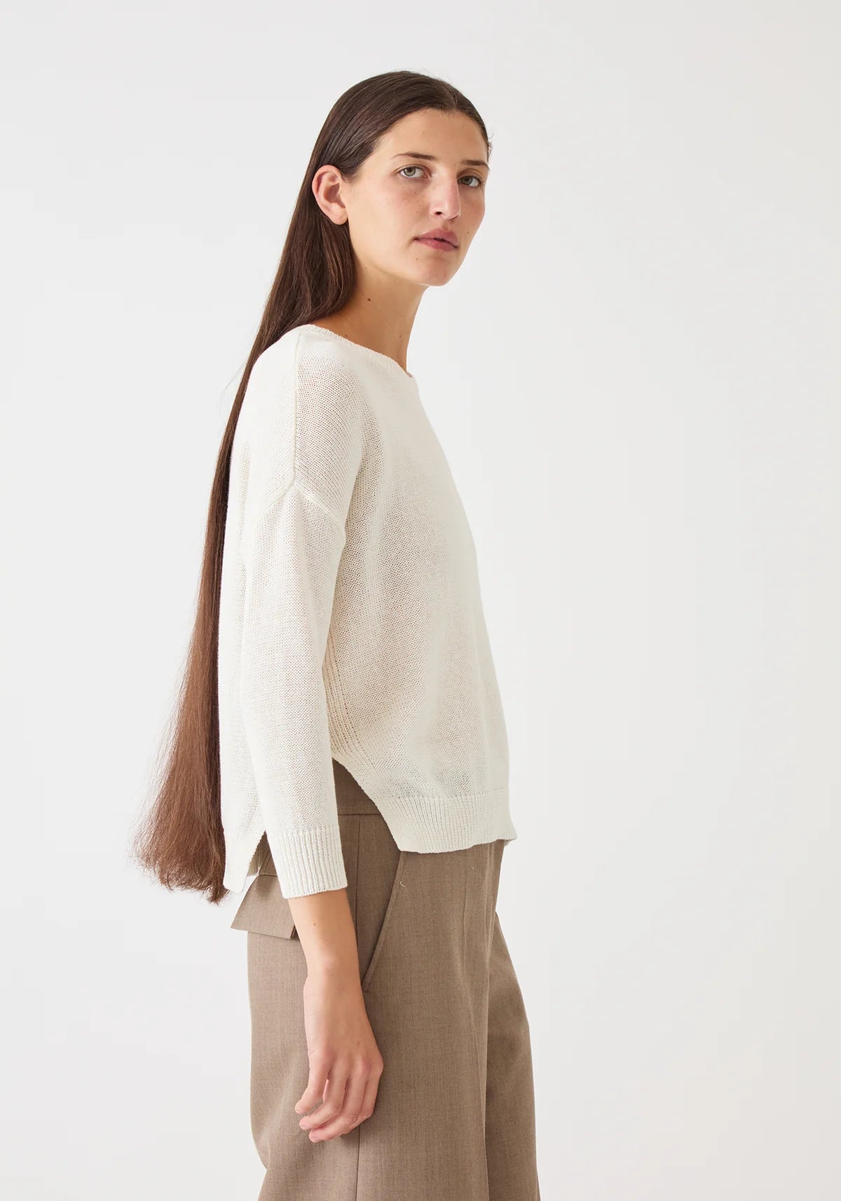 DEMYLEE Nadin Cotton/Linen Sweater