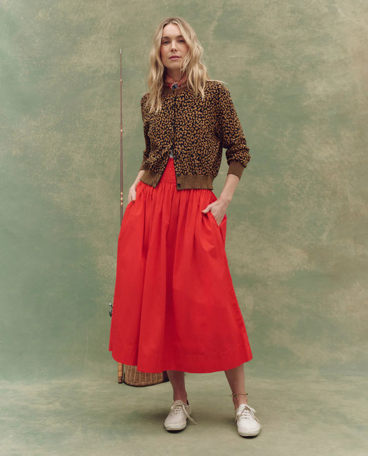 THE GREAT Teatime Cardigan Leopard