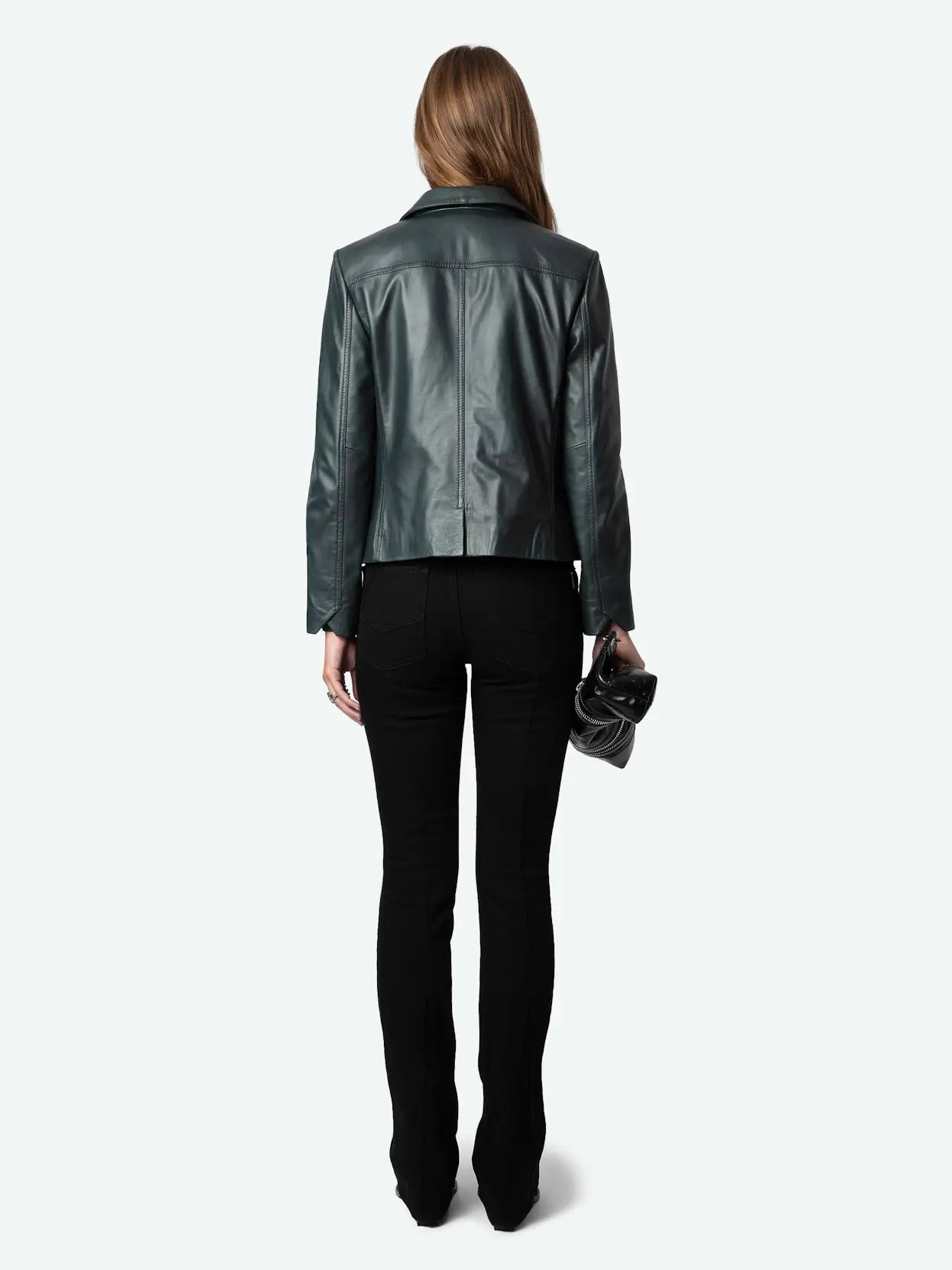 Zadig&Voltaire ラムレザー レザージャケット 36 S