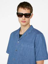 Load image into Gallery viewer, FRAME Chambray Camp Collar Shirt in Salt Water