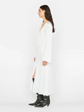 Load image into Gallery viewer, FRAME Tie Front Bell Sleeve Dress in Off White